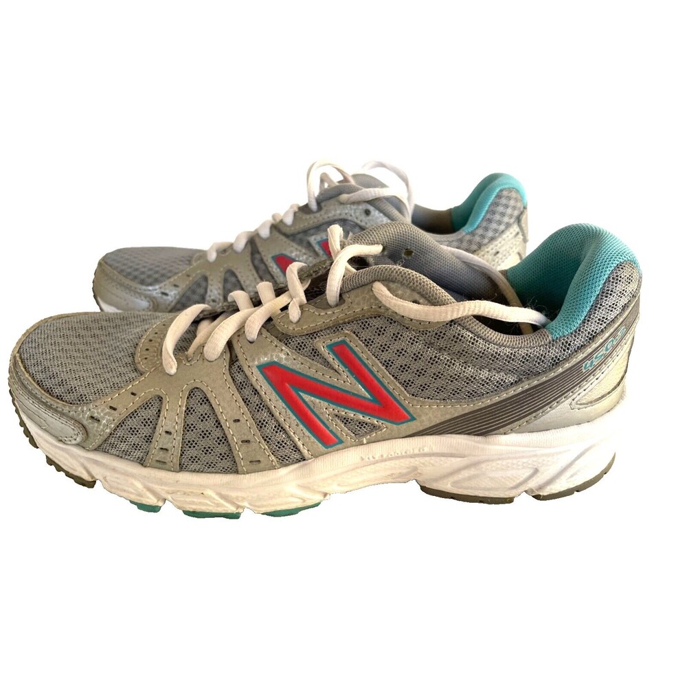Women's Size 6.5 New Balance 450 V2 Sneakers Running Shoes Gray Pink EUC - Picture 5 of 9